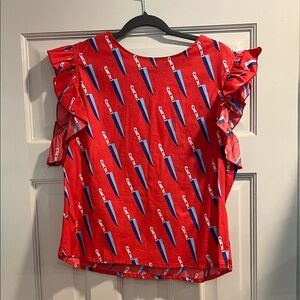 Nooworks Knives Ruffle Top